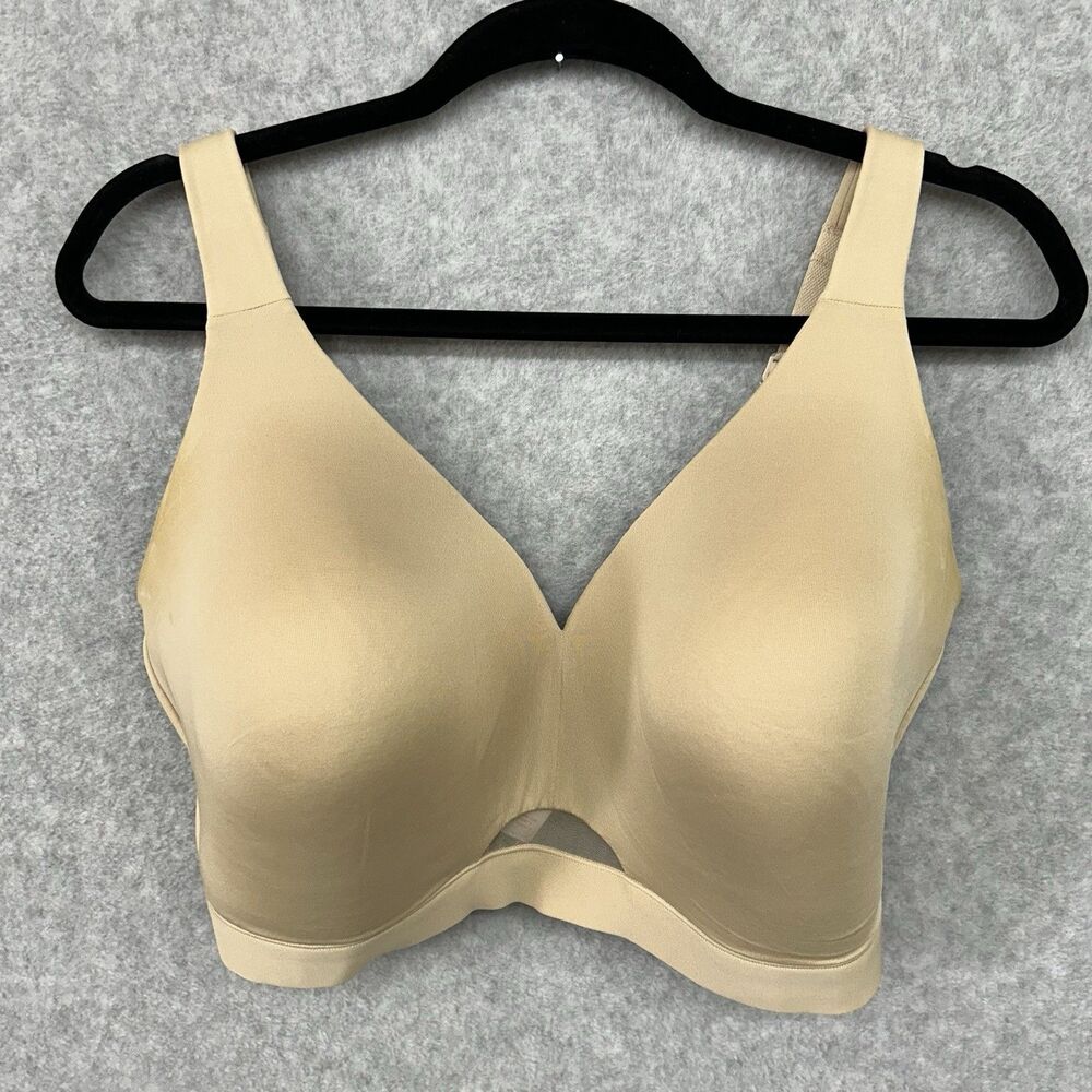 Cacique Womens FULL COVERAGE BRA 38G Beige Lightly Lined Lane Bryant No Wire